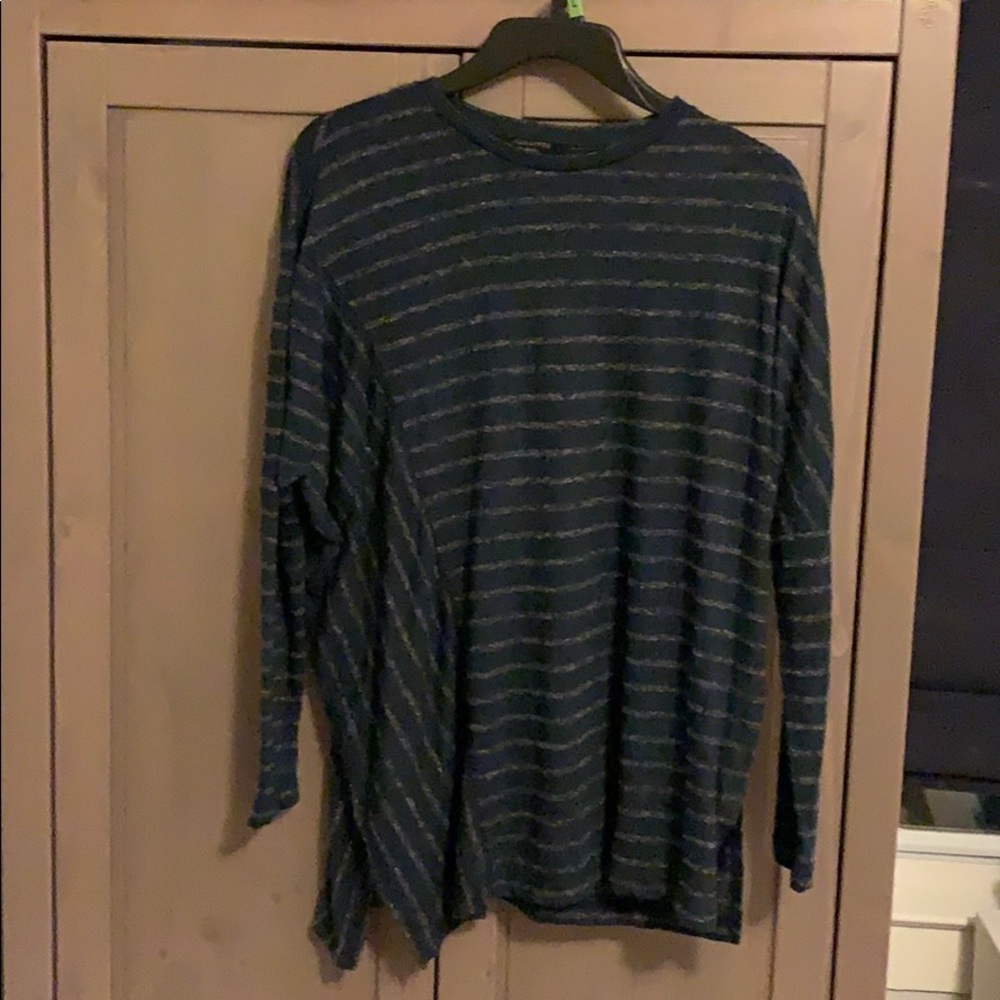 Allsaints Dania stripe long sleeve xs